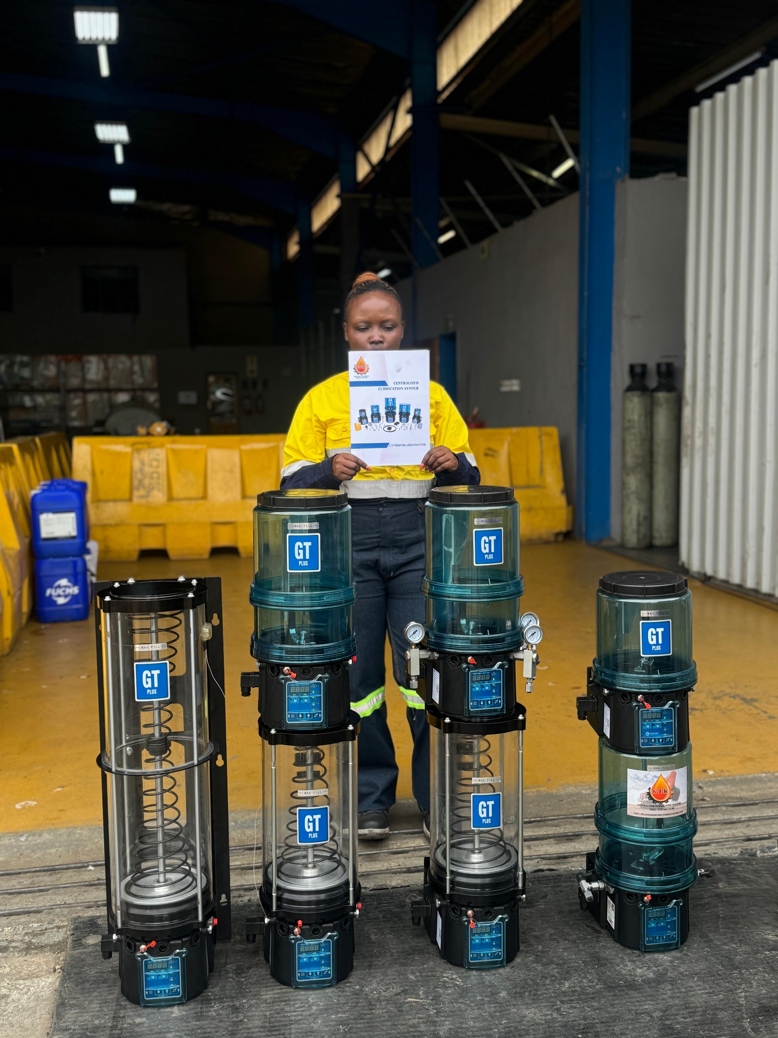 Central lubrication pump skid